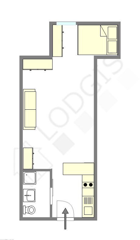 Apartamento París 2° - Plano interactivo