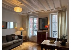 Wohnung Paris 20° - Wohnzimmer