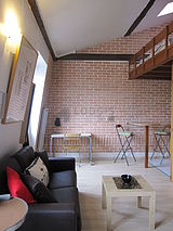 Duplex Paris 4° - Séjour