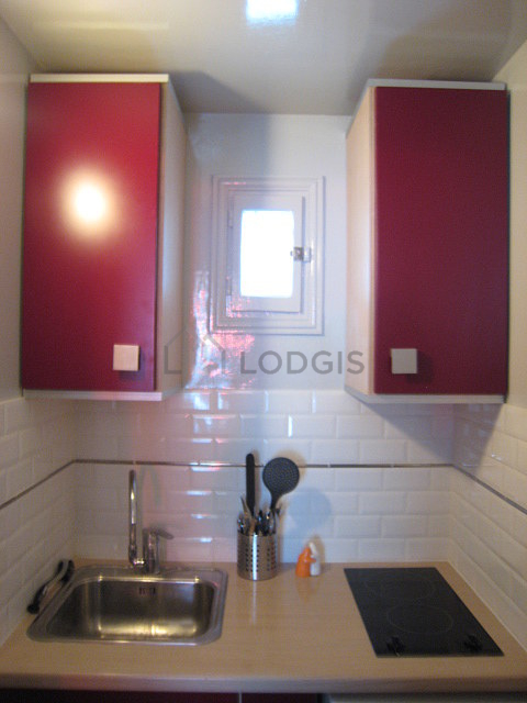 Beautiful kitchen with tile floor