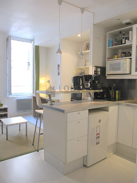Beautiful kitchen with wooden floor