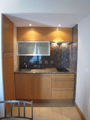 Beautiful kitchen with marblefloor
