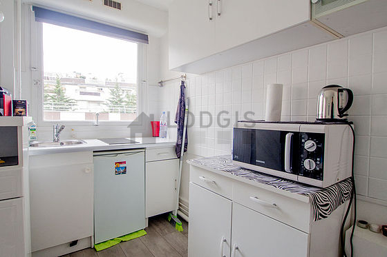 Beautiful kitchen with wooden floor