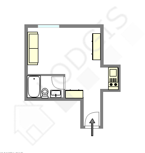 Apartment Paris 15° - Interactive plan