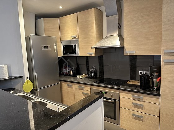 Great kitchen with tile floor