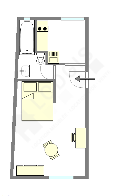 Appartamento Parigi 4° - Piantina interattiva
