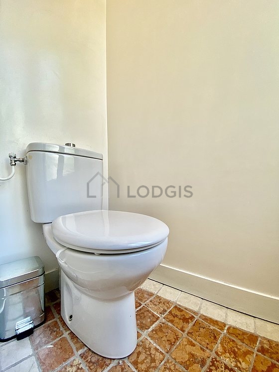Toilets separated from the bathroom