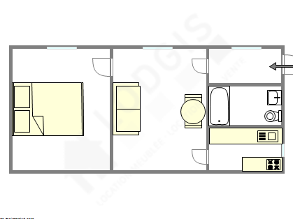 Apartamento Paris 2° - Plano interativo