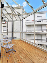 公寓 巴黎11区 - 玻璃屋阳台