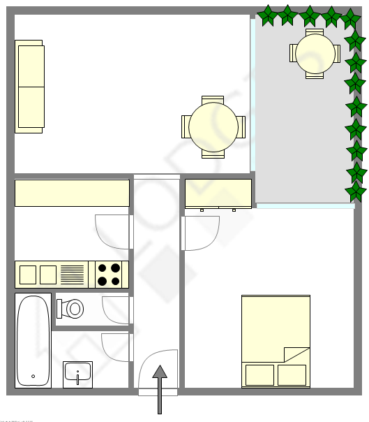 Apartamento Hauts de seine Sud - Plano interactivo