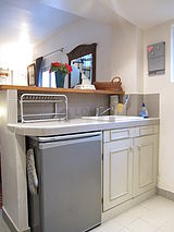双层公寓 巴黎15区 - 厨房