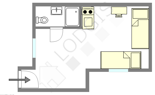 Apartamento París 5° - Plano interactivo