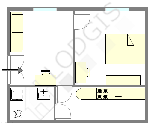 Appartamento Parigi 7° - Piantina interattiva