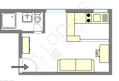 アパルトマン パリ 16区 - レイアウト