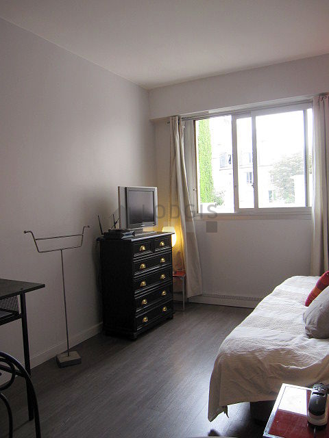 Living room with wooden floor