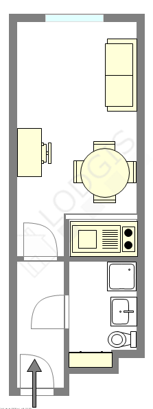 Appartement Paris 16° - Plan interactif