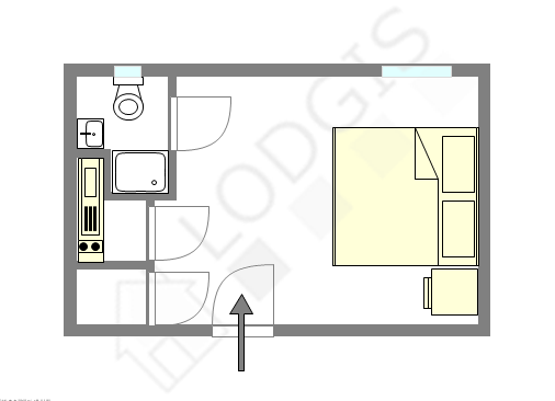 Appartement Paris 3° - Plan interactif