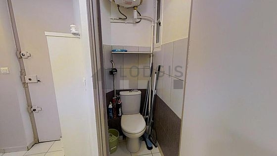 Toilets separated from the bathroom