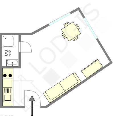 Apartment Paris 7° - Interactive plan