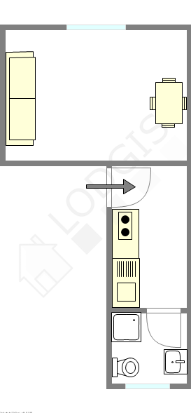 Квартира Париж 10° - Интерактивный план