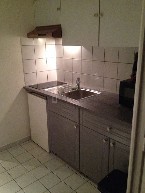 Beautiful kitchen with tile floor