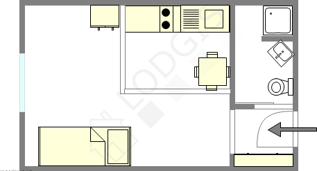 Appartamento Parigi 8° - Piantina interattiva