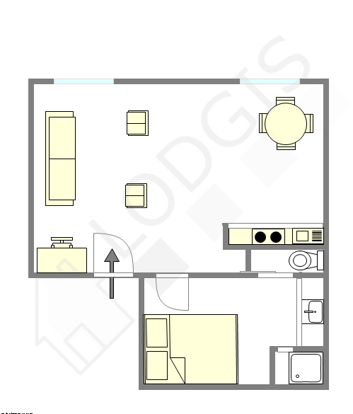 Apartment Paris 16° - Interactive plan