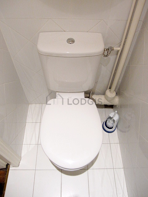 Toilets separated from the bathroom