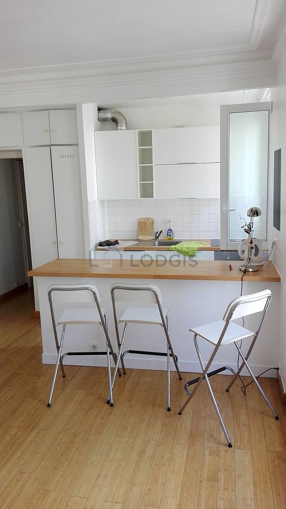 Kitchen with tile floor