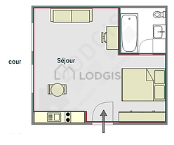 Apartamento París 5° - Cuarto de baño