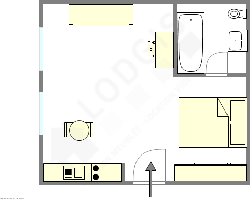 Appartamento Parigi 5° - Piantina interattiva