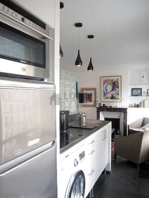 Bright kitchen with double-glazed windows