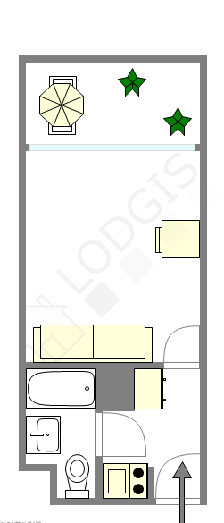 Apartment Paris 11° - Interactive plan