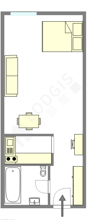 Apartment Paris 5° - Interactive plan